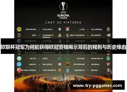 欧联杯冠军为何能获得欧冠资格揭示背后的规则与历史缘由