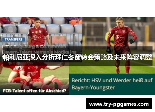 帕利尼亚深入分析拜仁冬窗转会策略及未来阵容调整